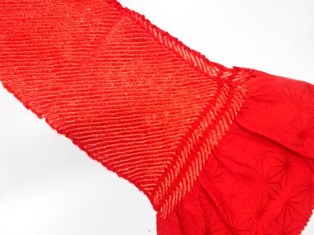 JAPANESE KIMONO / OBIAGE / SILK / SHIBORI